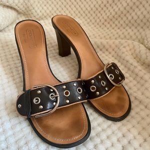 Coach Heel Sandals